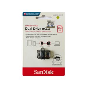 فلش مموری SanDisk مدل Dual Drive m3.0 ظرفیت 64 گیگابایت