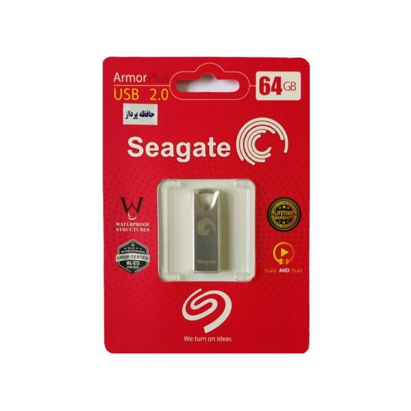 فلش مموری Seagate مدل Armor Plus ظرفیت 64 گیگابایت